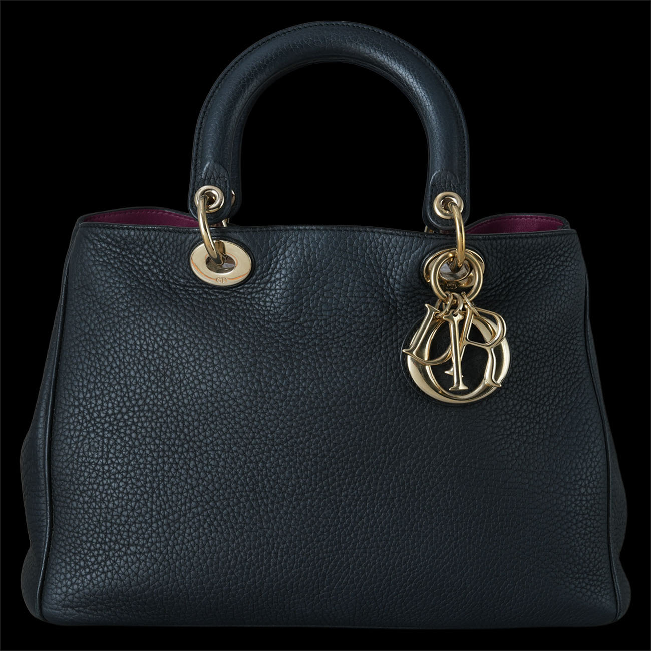 CHRISTIAN DIOR(USED)크리스찬디올 레더 토트 겸 숄더백